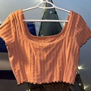 Aerie blush crop top